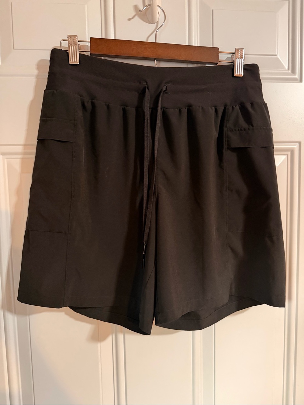 CALIA by Carrie Underwood Black Drawstring Cargo Shorts